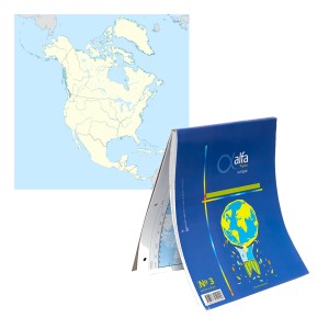 ALFA MAPAS N°3 x 40u POLITICO AMERICA DEL NORTE